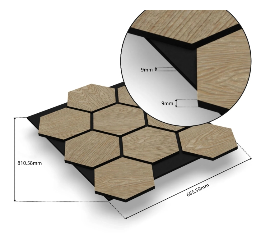 Special shape sound-absorbing board