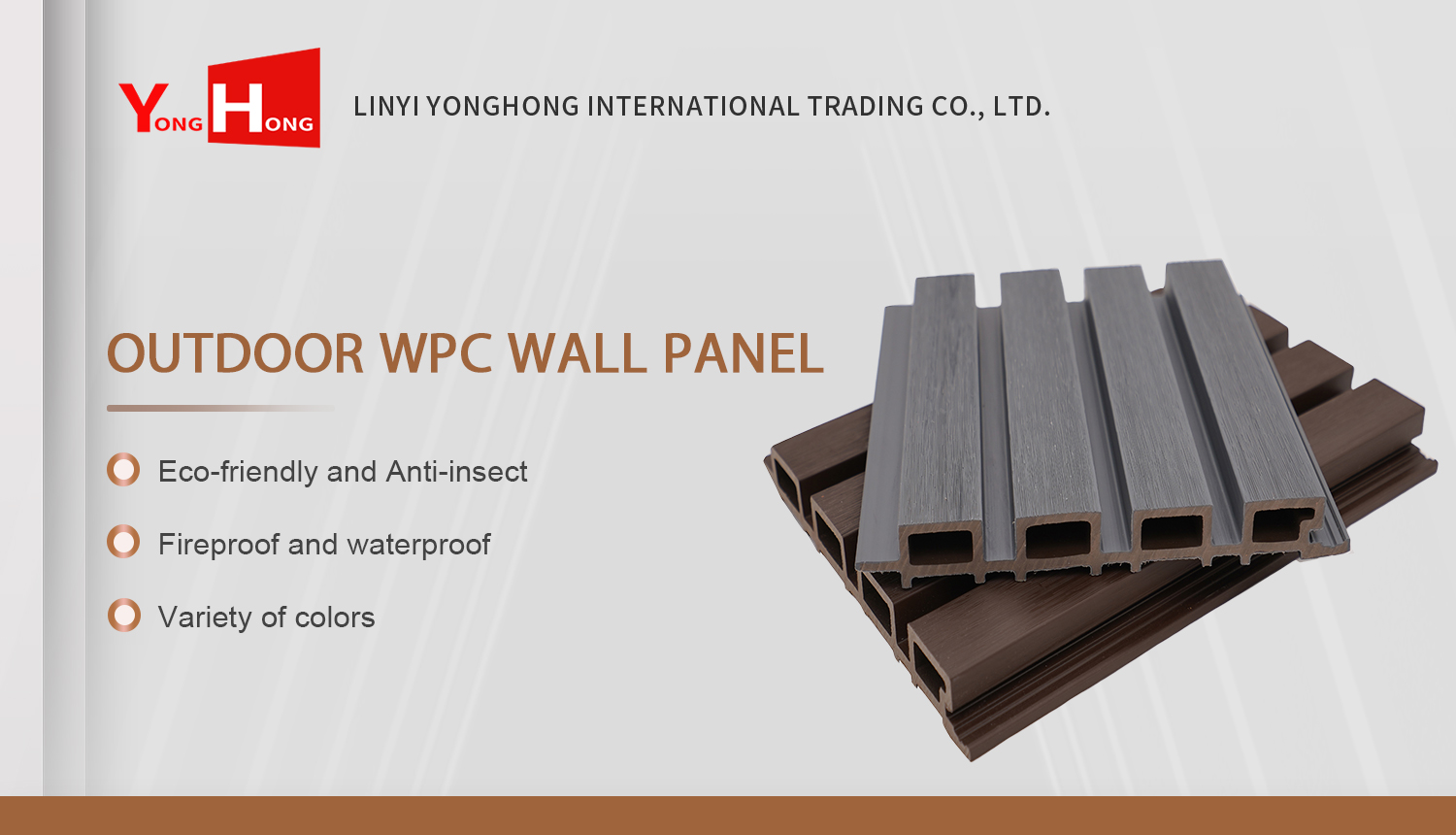 Hot Sale Eco-Friendly WPC Indoor Wall Panel WPC Interior Wall Panel